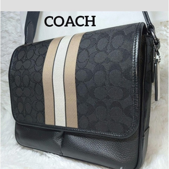 Coach Thompson C5387 Unisex Map Bag Excellent Used Condition - Picture 1 of 14